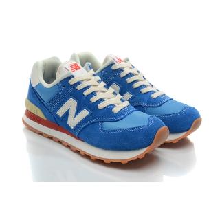 Chaussure New Balance Basse 574 Bleu Pour Femme en Soldes